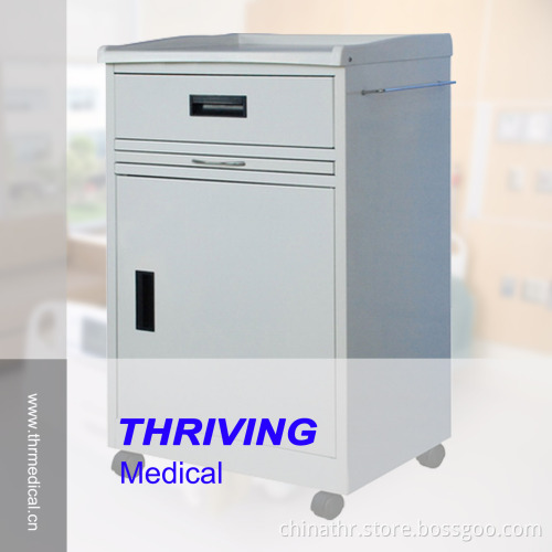 Metal Bedside Cabinet for Hospitals (THR-CB470)